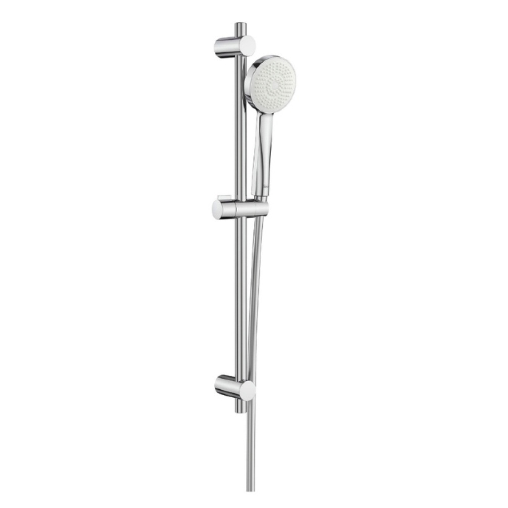Cut out image of the Roca Stella Chrome 1 Function Slide Rail Shower Kit